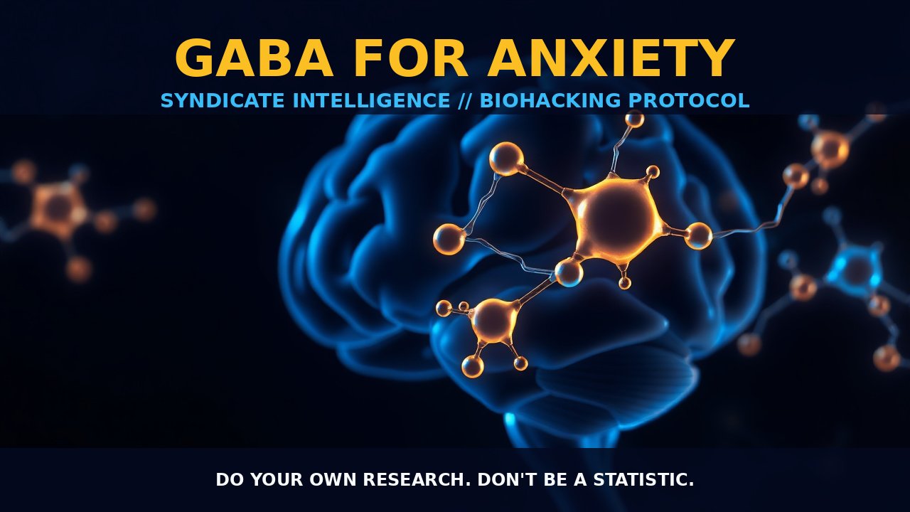 GABA for anxiety
