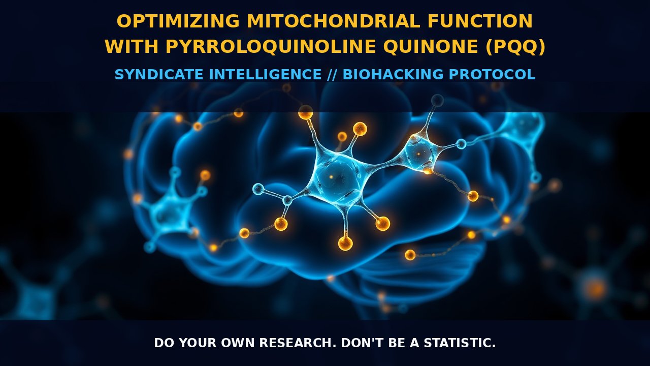 Optimizing Mitochondrial Function with Pyrroloquinoline Quinone (PQQ)