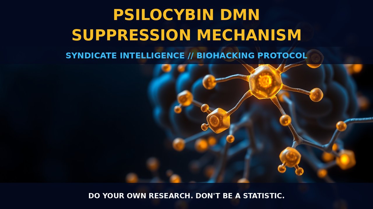 Psilocybin DMN Suppression Mechanism