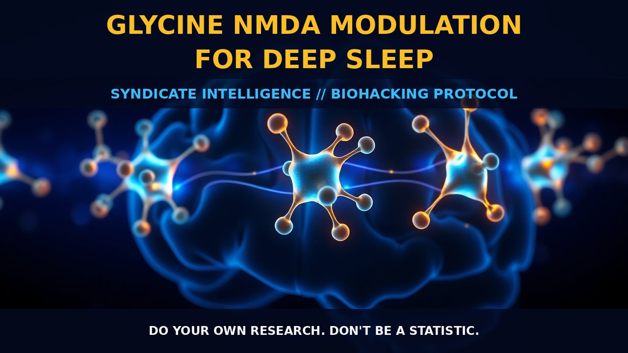 Glycine NMDA Modulation for Deep Sleep