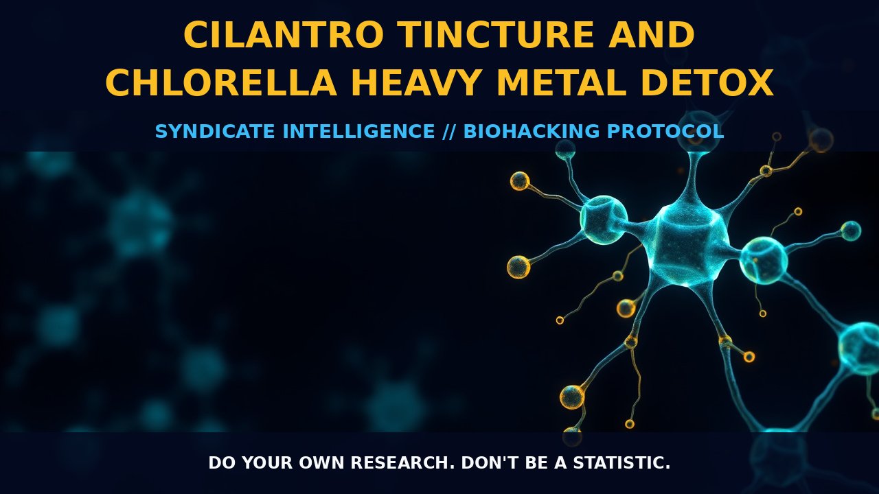 cilantro tincture and chlorella heavy metal detox