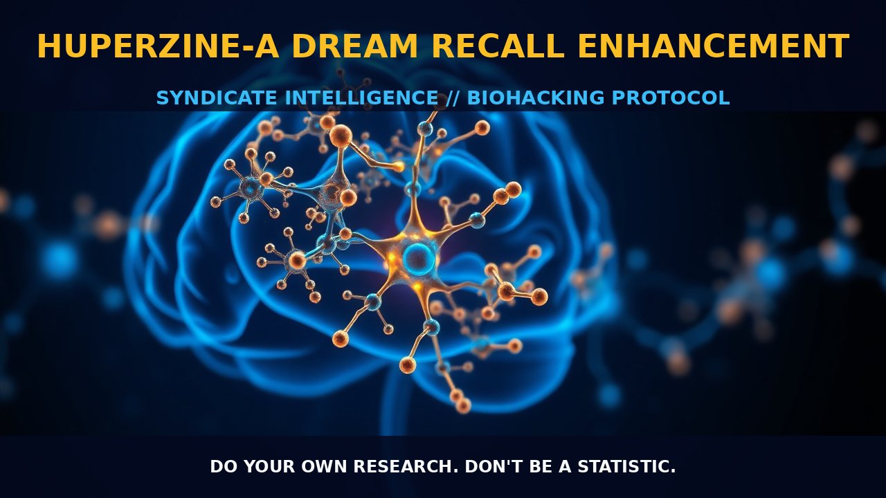Huperzine-A Dream Recall Enhancement