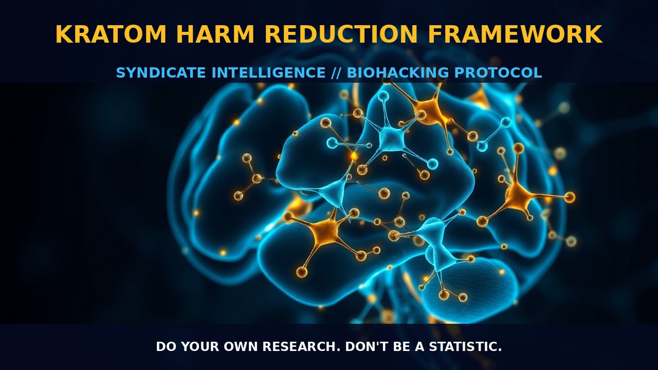 Kratom Harm Reduction Framework