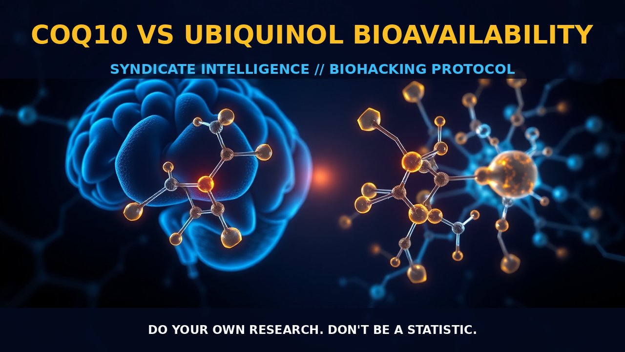 CoQ10 vs Ubiquinol Bioavailability