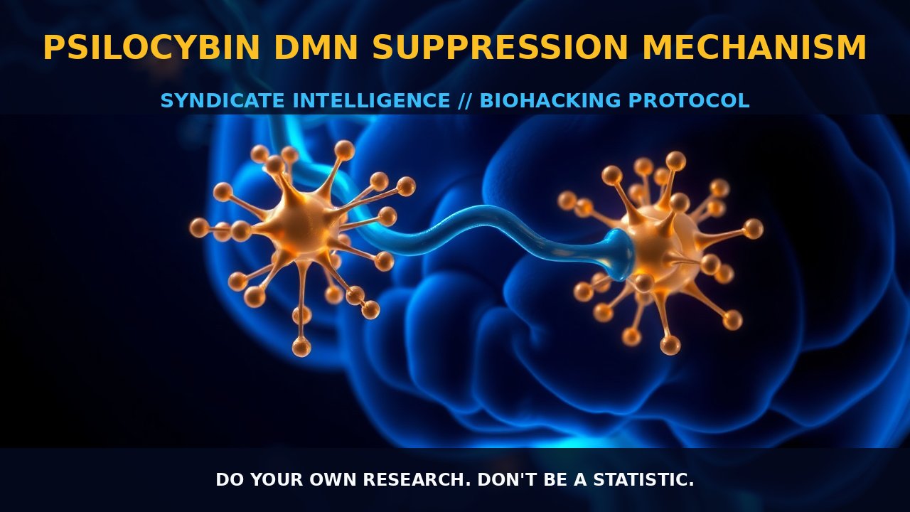Psilocybin DMN Suppression Mechanism