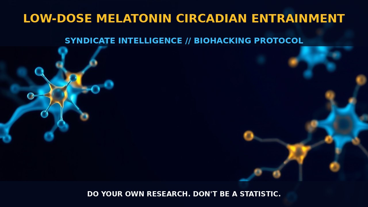 Low-Dose Melatonin Circadian Entrainment