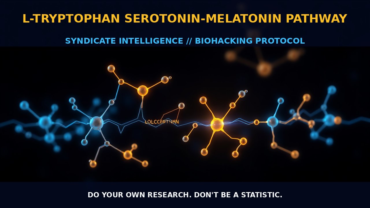 L-Tryptophan Serotonin-Melatonin Pathway