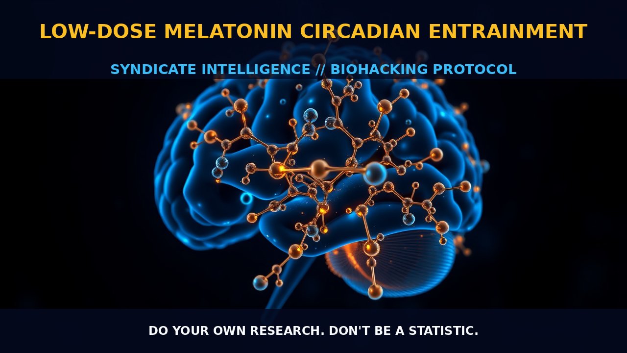 Low-Dose Melatonin Circadian Entrainment