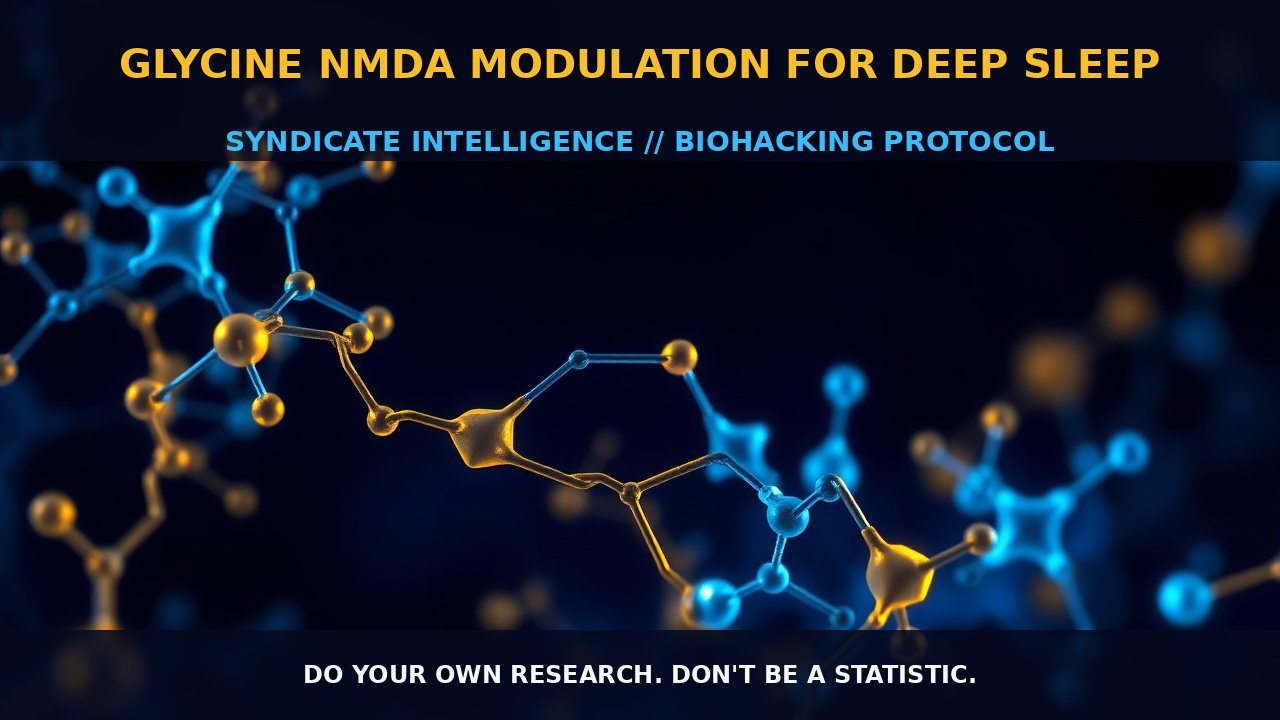 Glycine NMDA Modulation for Deep Sleep