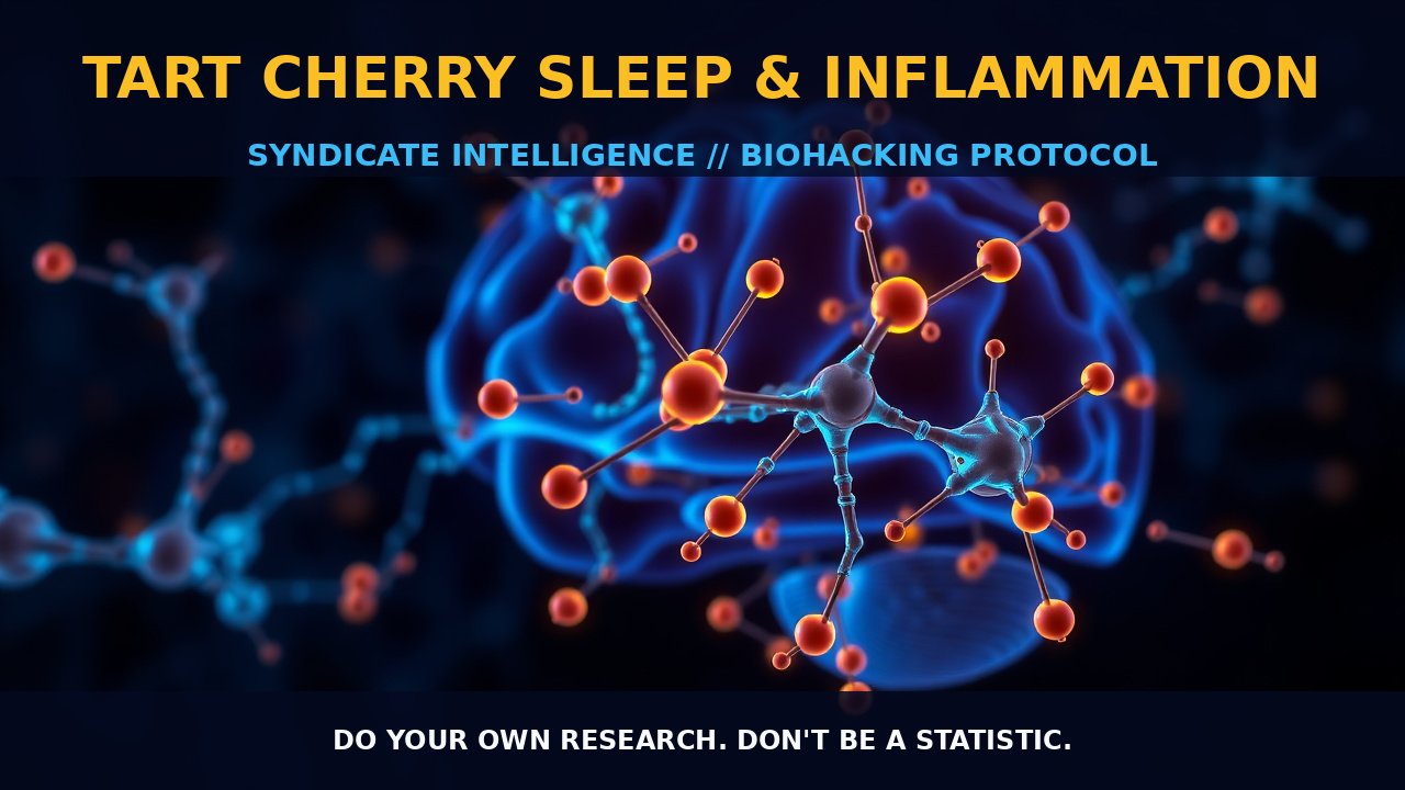 Tart Cherry Sleep & Inflammation