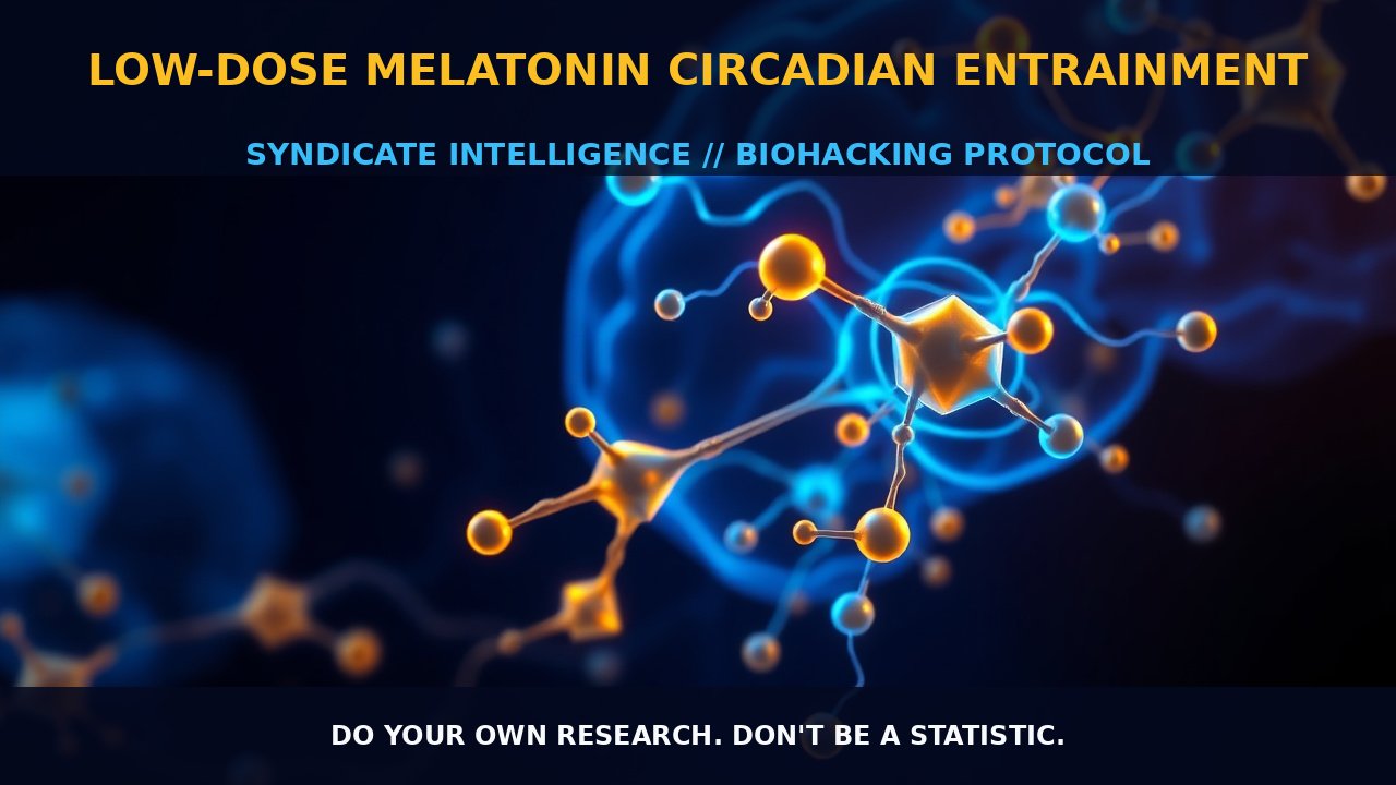 Low-Dose Melatonin Circadian Entrainment