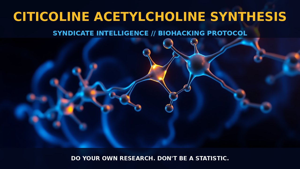 Citicoline Acetylcholine Synthesis