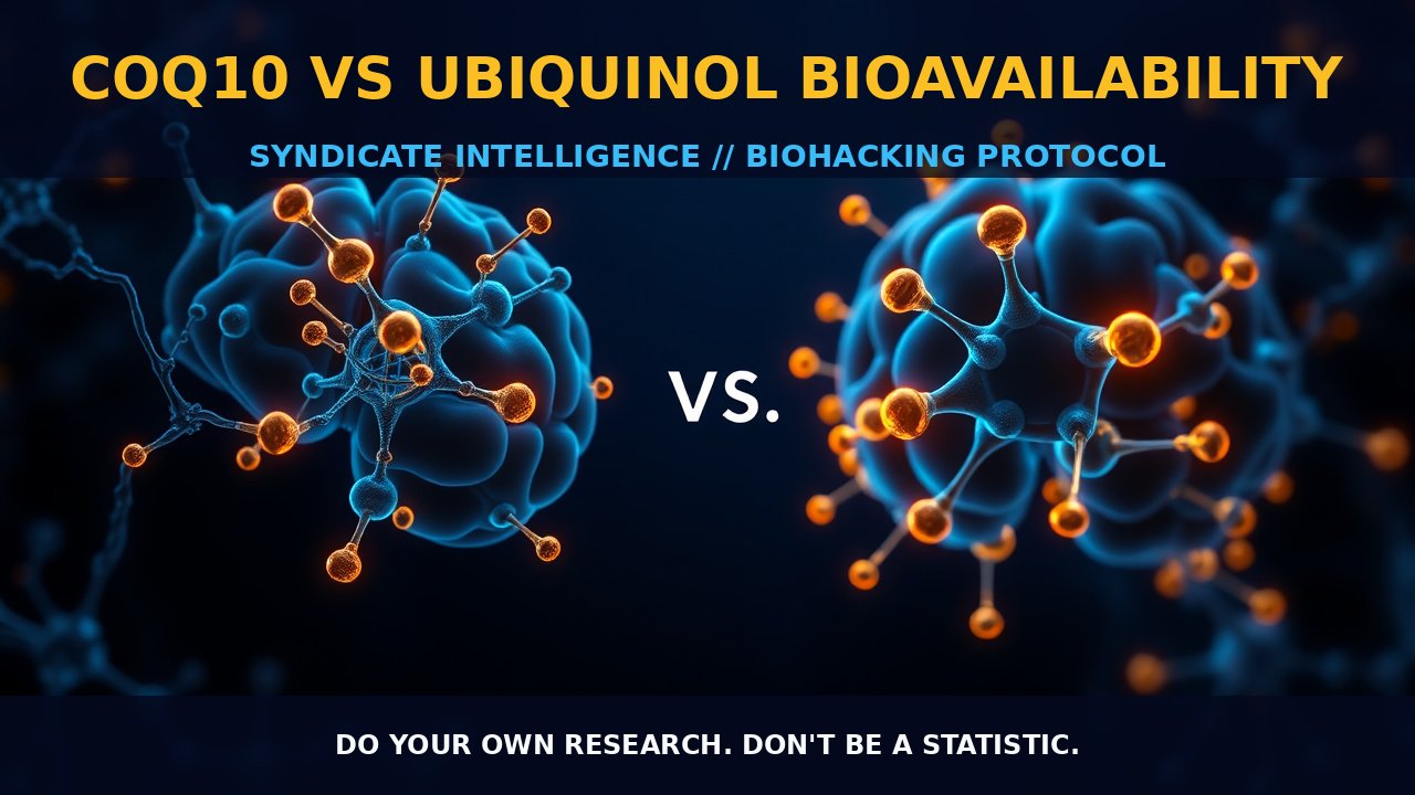 CoQ10 vs Ubiquinol Bioavailability
