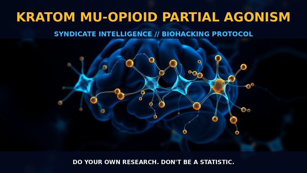Kratom Mu-Opioid Partial Agonism