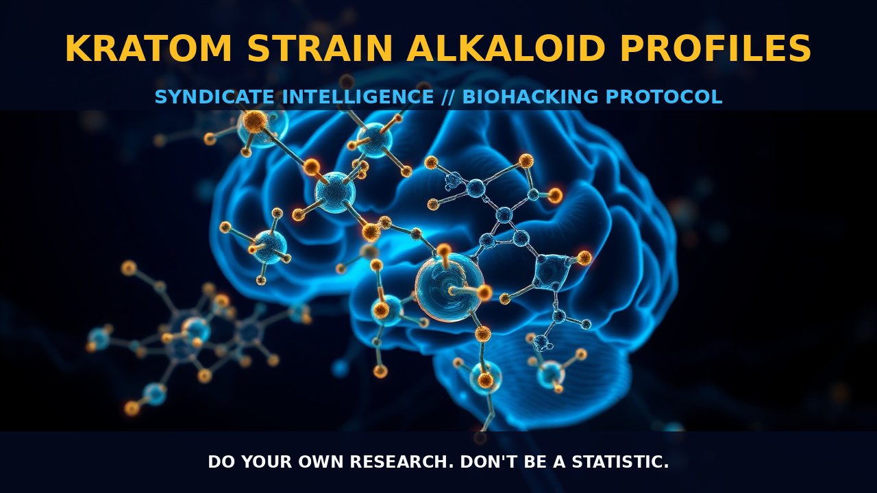 Kratom Strain Alkaloid Profiles