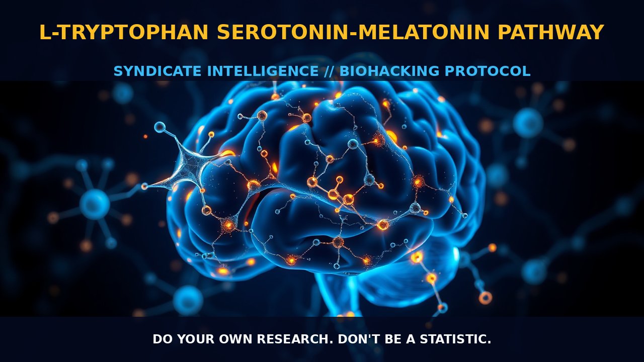 L-Tryptophan Serotonin-Melatonin Pathway
