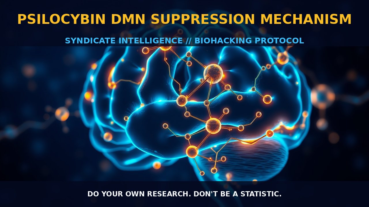Psilocybin DMN Suppression Mechanism