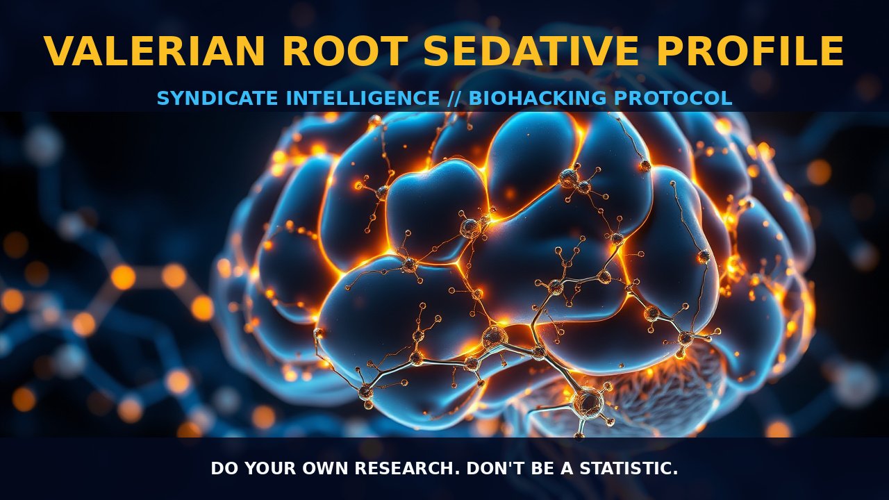 Valerian Root Sedative Profile