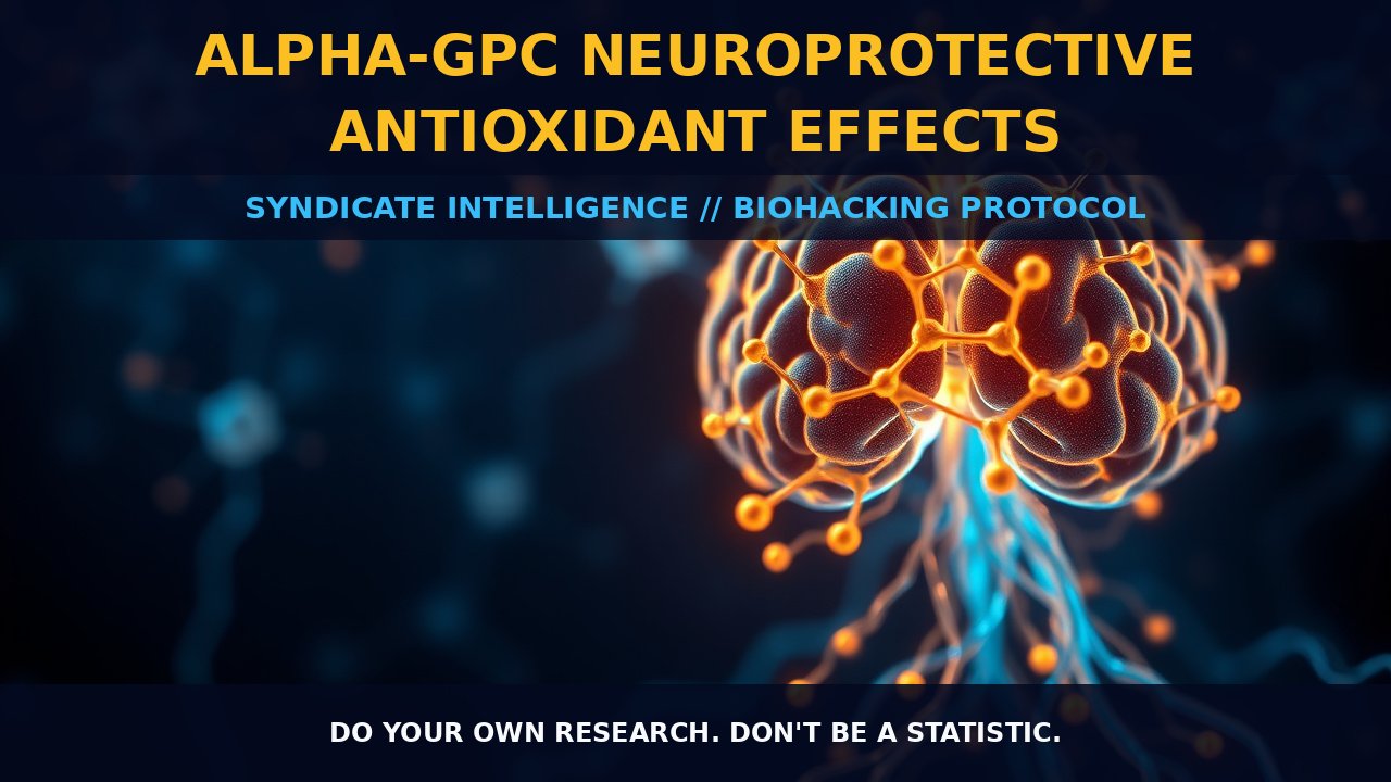 Alpha-GPC Neuroprotective Antioxidant Effects