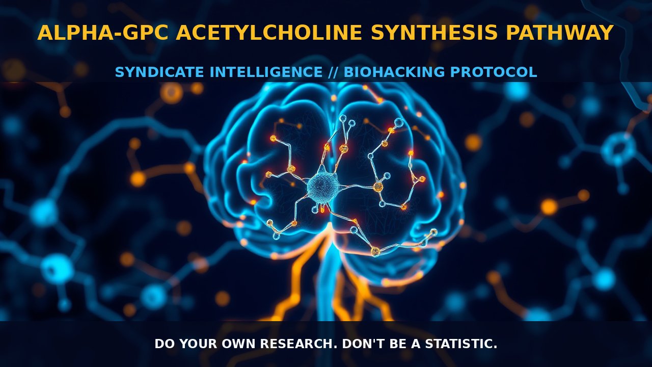 Alpha-GPC Acetylcholine Synthesis Pathway
