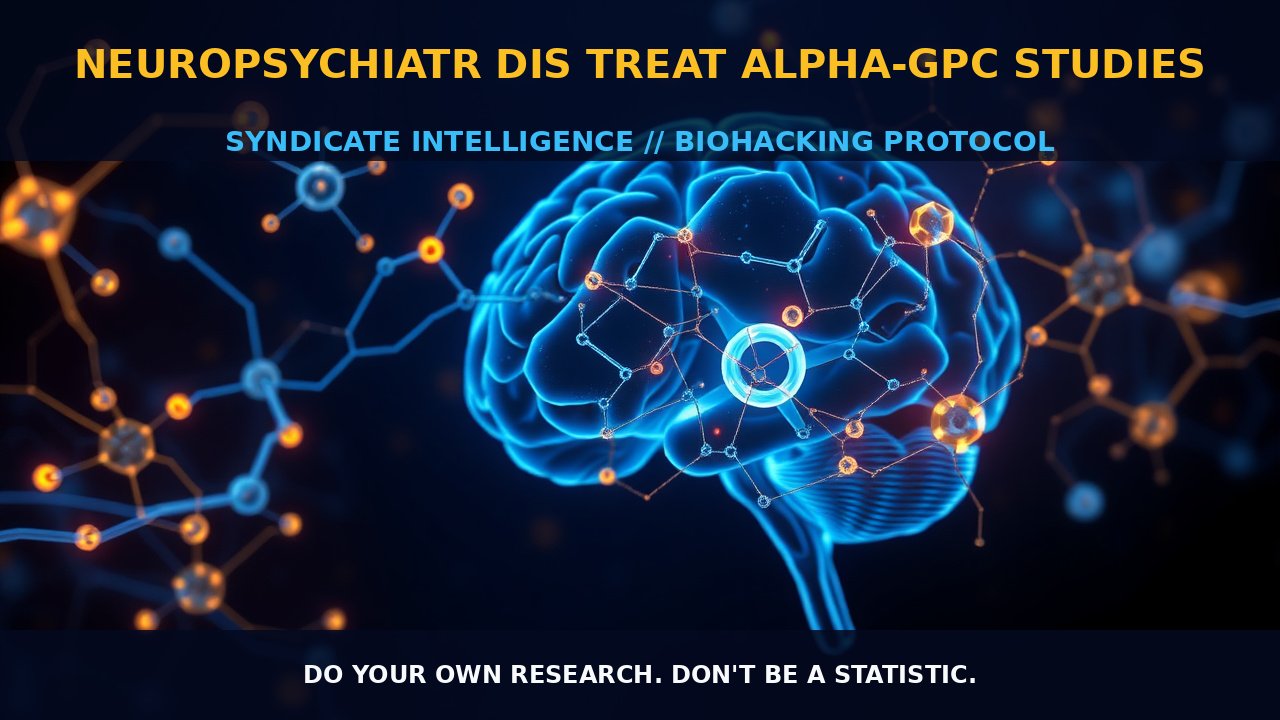 Neuropsychiatr Dis Treat Alpha-GPC Studies