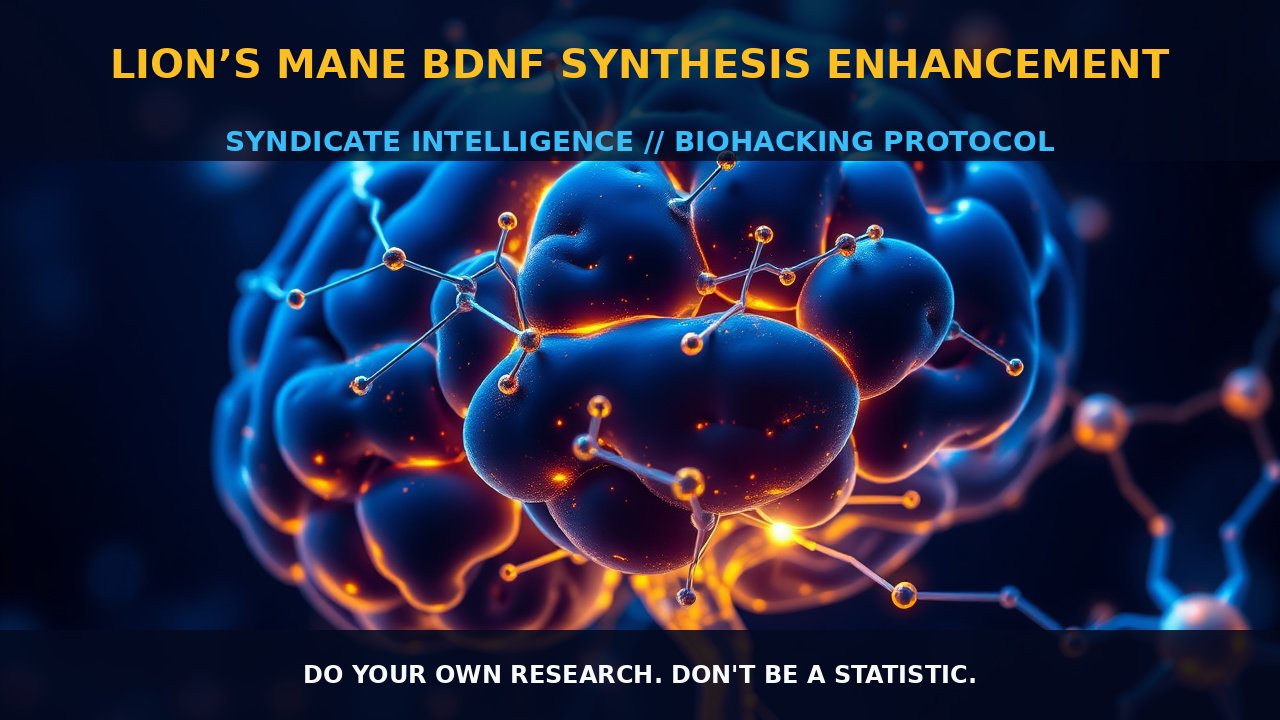 Lion’s Mane BDNF Synthesis Enhancement