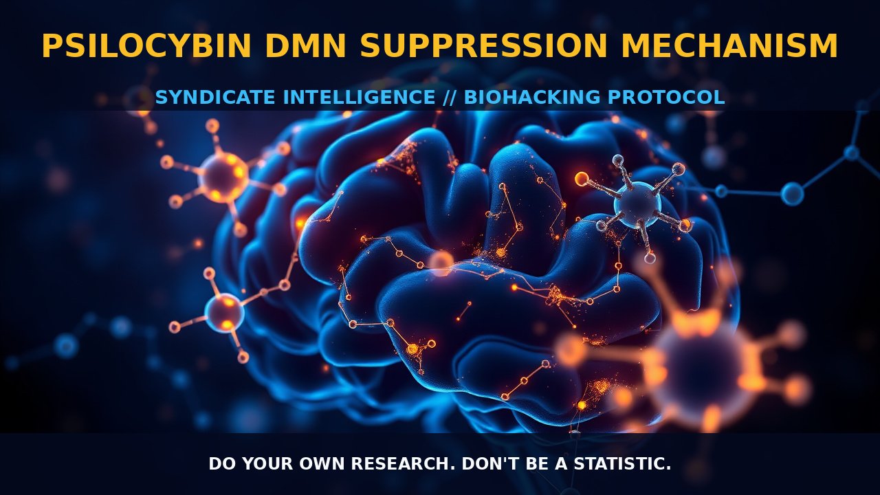 Psilocybin DMN Suppression Mechanism