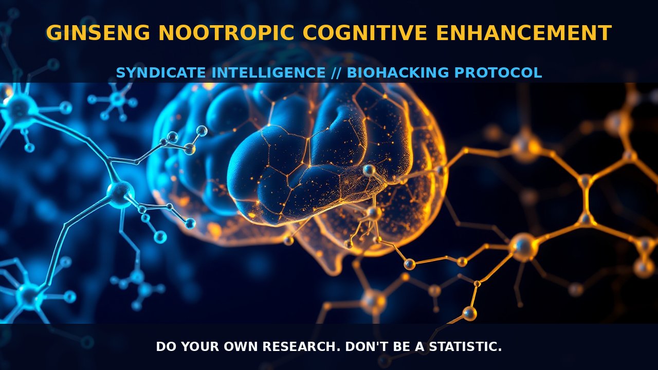 Ginseng Nootropic Cognitive Enhancement