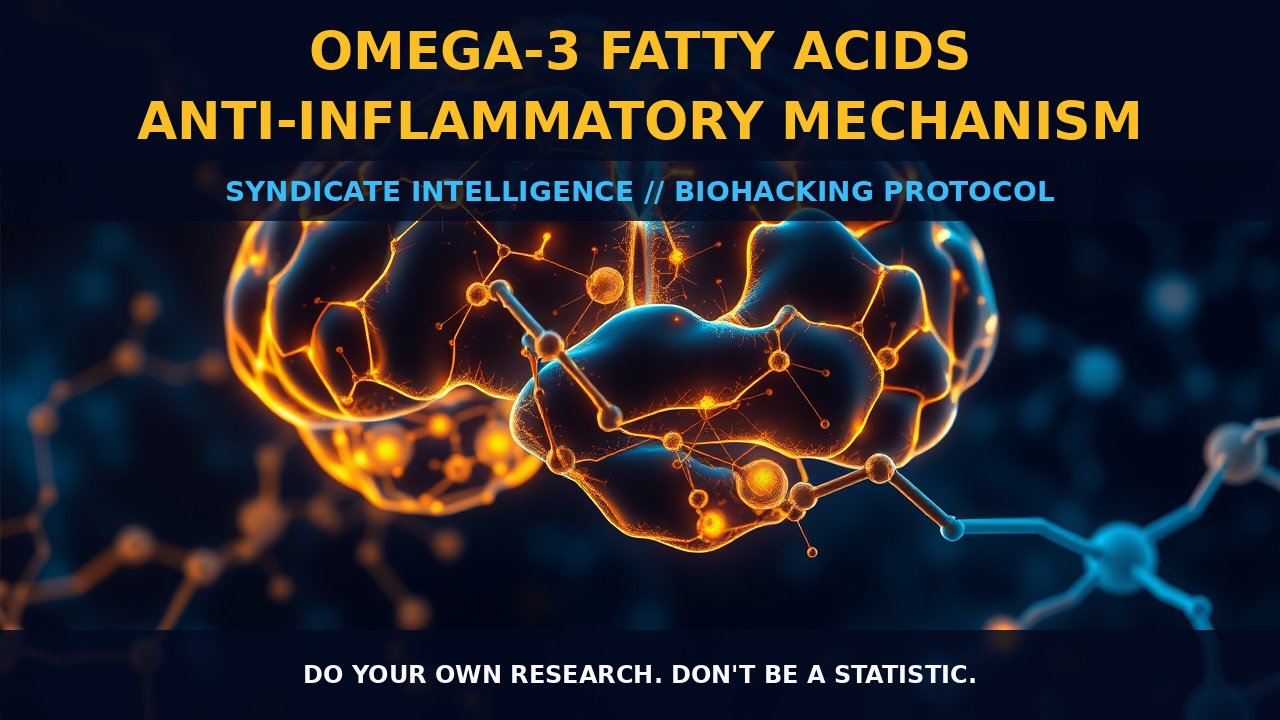 Omega-3 Fatty Acids Anti-Inflammatory Mechanism