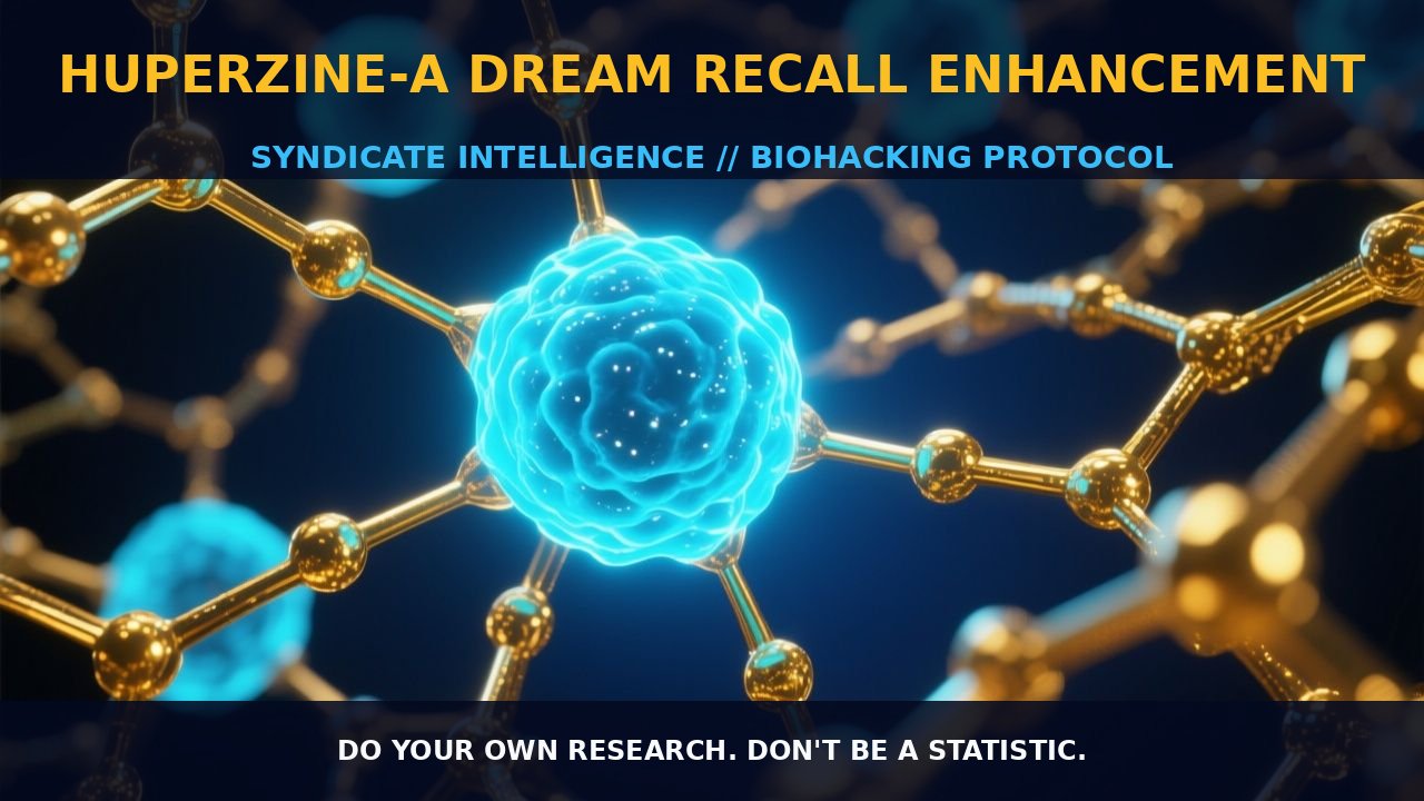 Huperzine-A Dream Recall Enhancement