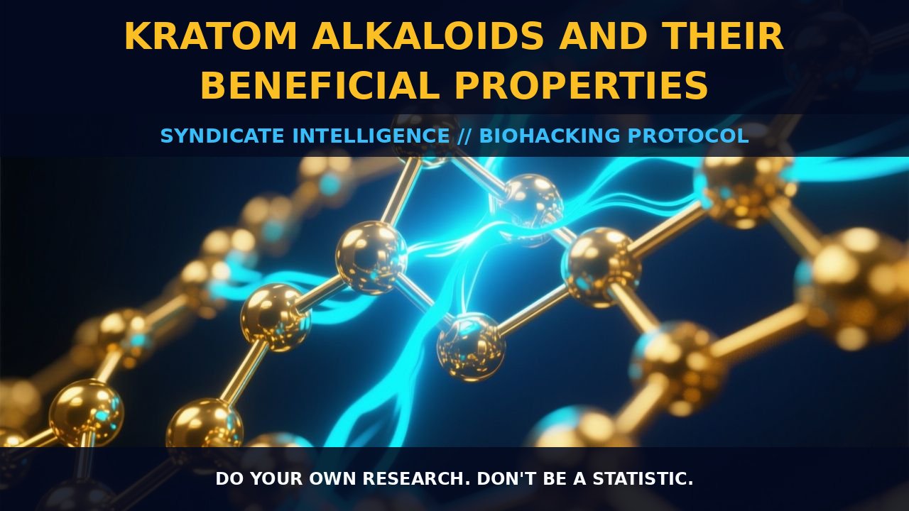 kratom alkaloids and their beneficial properties