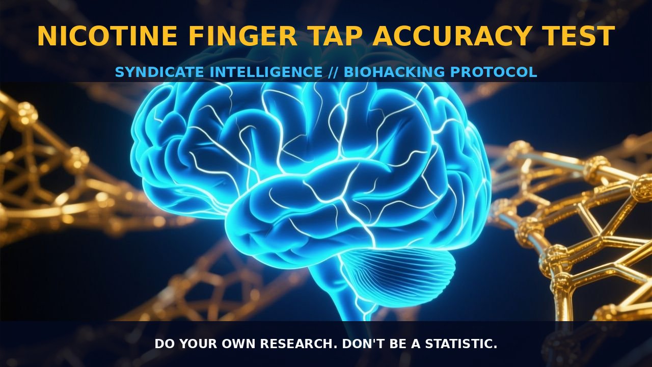Nicotine Finger Tap Accuracy Test