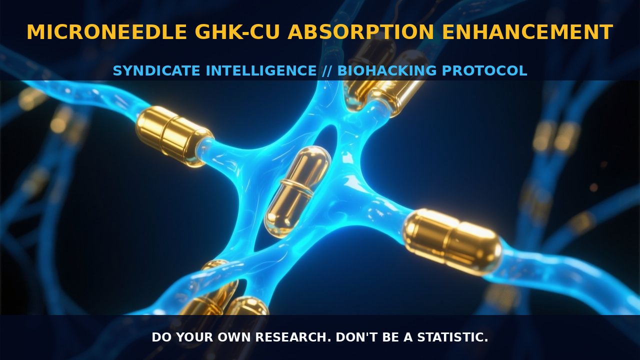 Microneedle GHK-Cu Absorption Enhancement