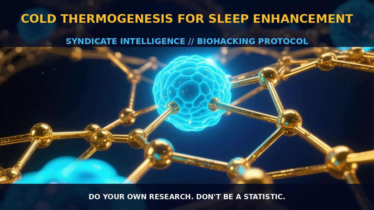 Cold Thermogenesis for Sleep Enhancement