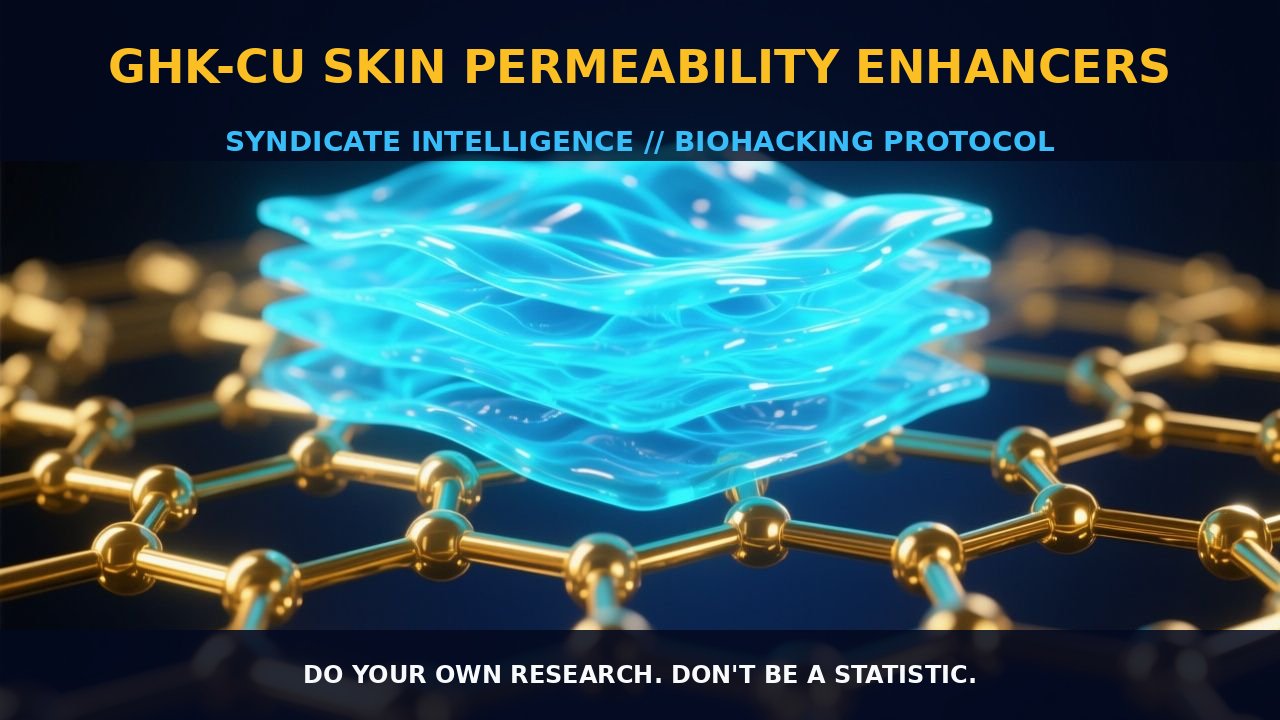 GHK-Cu Skin Permeability Enhancers