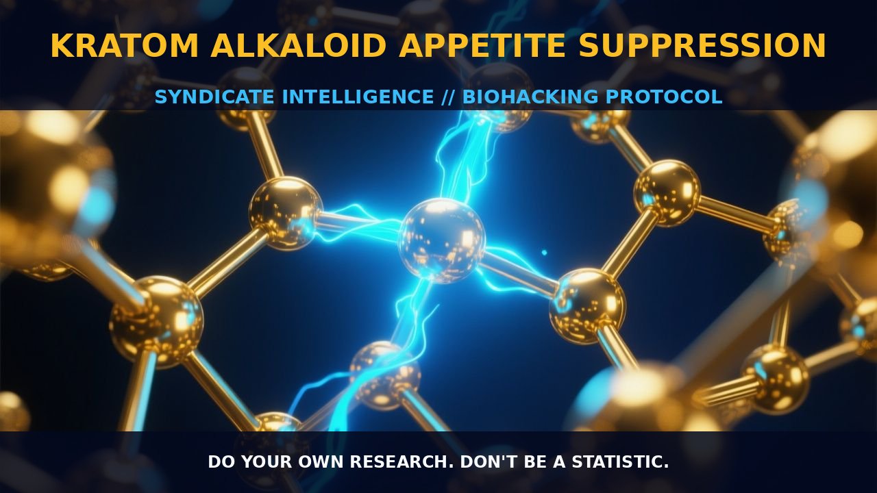 Kratom Alkaloid Appetite Suppression
