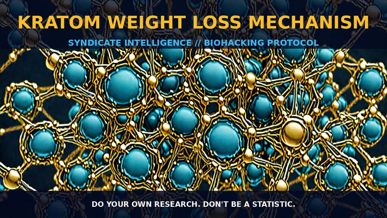 Kratom Weight Loss Mechanism